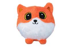 China Orange / White Custom Plush Keychain , Cat Shape Plush Animal Keychains supplier