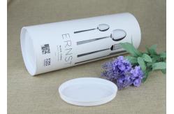 China PP Lip Paper Cans Packaging White OEM Printing For Tableware Container supplier
