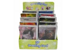 China Birthday Christmas 3d Greeting Card With Envelope Lenticular Postcard supplier