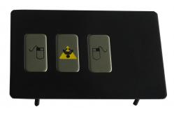 China Industrial explosion proof bank black 3 key metal keypad with USB interface supplier