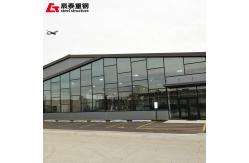 China Prefabricated Steel Structure Workshop With PU Wall Sandwich Panel supplier
