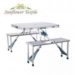 85x67x39.5CM Aluminum Alloy Folding Picnic Table And Chairs Custom Color for sale