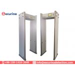 DC 100-240V Adapter Door Frame Metal Detector 7'' LCD Display Two LED Light Bar Alarming for sale