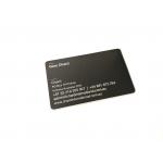 Silver Glossy Mirror Business Cards / Supermarket Etching Metal Card for sale