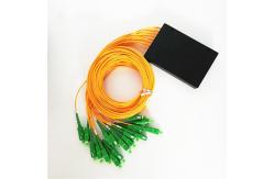 China Black Yellow Sc Apc 1m Abs Box 1x8 Plc Splitter supplier