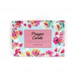 Blue Flower Pattern Children's Learning Flash Cards For Prayer Purpose for sale