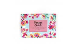 China Blue Flower Pattern Children's Learning Flash Cards For Prayer Purpose supplier