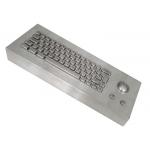 FCC Industrial Metal Desktop Keyboard 20mA With Hand Touched Mechanical Keys