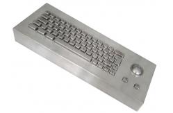 China FCC Industrial Metal Desktop Keyboard 20mA With Hand Touched Mechanical Keys supplier