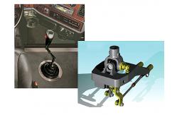 China Aluminum / Plastic Manual Transmission Shifter 923 Series Transmission Control Valve supplier