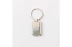 China 2.0 Metal USB Flash Drive UDP Flash Chip Silver Body With Keyring supplier