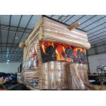Big Dinosaur Inflatable Pirate Ship With Slide  Enviroment - Friendly