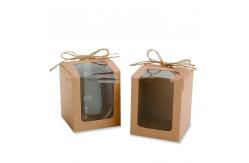 China Corrugated Board Unique Design Kraft Paper Box With Window supplier