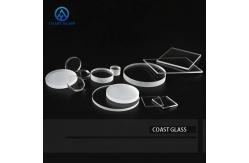 China Fused Silica Window Circular Transparent Quartz Glass Plate With Step supplier