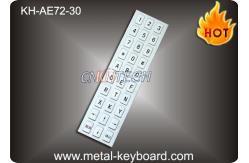 China 30 Keys Kiosk water resistant Industrial Metal Keyboard USB Port , Customization Layout supplier