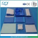 Nonwoven Gyne Drape Pack MAYO Surgical Delivery Drape Kits for sale
