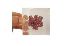 China custom cube brick resin paper weight with inclusion embeddings supplier