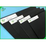 200g 250g Coated High Stiffness Book Binding Board /  Black Cardboard In Sheet
