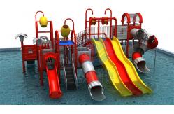 China Children'S Medium Water Slide LLDPE Anti UV Static Customized supplier