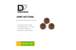 China Durable Casual Dress Shirt Buttons Replacement , Resin 4 Hole Button supplier