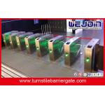 Intelligent Access Control Flap Turnstile  Barrier Gate Stainless Steel 110V  /  220V