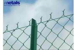 China PVC Coated Chain Link Mesh Fence Wire For Recreational Grounds Oem supplier
