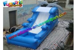China 18 OZ Home Mini Doplhine inflatable water slides for pools supplier