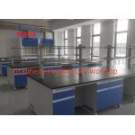 School Science Experiments Chemistry Heating Lab Workbench with Reagent Rack
