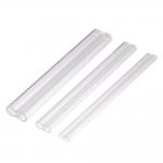 Heat Resistant Transparent Quartz Tube , Clear Twin Tube Infrared Lamps for sale