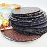 Recyclable Round Gravure Printing Paper Cushion Pad Food Grade for sale