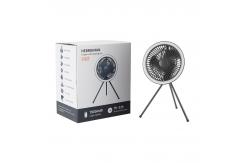China Detachable Emergency Tripod Stand Fan Charging Adjustable Power with LED Light supplier