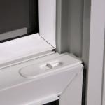 Single Hung PVC Sliding Window Flush Casement UPVC Windows ODM