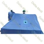 SBPP Material Circular Elastic Disposable Surgical Drapes 20g 60g For Extremity for sale
