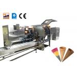Wafer Egg Roll Production Machine , Multi Functional Automatic Chinese Ice Cream Cone Set Machine . for sale