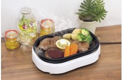 China Easy Operating Mini Griddle Maker , Electric Grill Machine With Flat Cooking Area supplier