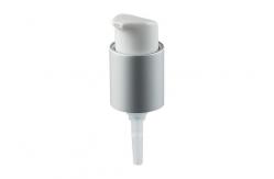 China Aluminum Silver Closure Cream Pump Dispenser 24/410 With Plastic Pp Material supplier