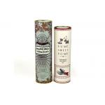 Eco-friendly Wine Cardboard Tube Packaging , Golden Movable Lid Paper Cans for sale
