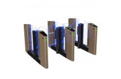 China CE Approval Entrance Turnstile Gate Swing Barrier Gate Fast Speed Access Control System supplier