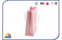 China 190gsm Coated Gloss Lamination Paper Gift Bag With Nylon Ropes Custom Dimension supplier