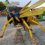 Waterproof Giant Animatronic Insects Realistic Insects For Botanical Exhibition for sale