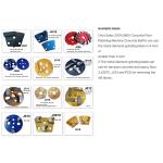 Efficient Concrete Floor Grinder Yellow Blacka And Write 3 Grinding Plates