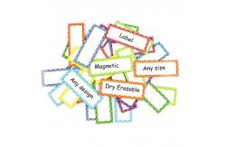 China Printable Reusable Magnetic Dry Erase Labels Removable Whiteboard Label Magnets supplier