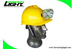 China USB Rechargeable Coal Miner Headlight 232lum High Beam Lightweight ABS Shell supplier