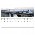 Eco - Friendly Custom Printed Plastic Rulers / 3D Printing Service With Railway Pattern for sale