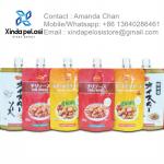 Free Sample Custom Juice Pouch Jelly Food Packaging Liquid Bag Stand Up Pouch With Spout For Sale for sale