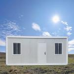 Tiny Home Flat Pack Container House Sturdy Roof with 50mm EPS Sandwich Panel and Optional Thickness for sale