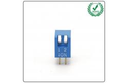 China DP Series SMT DIP Switch , Spst 2.54mm 2 Positon Piano DIP Switch supplier