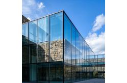 China Hidden Frame Low E Glass Curtain Wall Waterproof Windproof Soundproof supplier