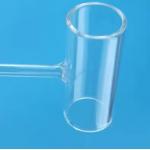 Solar Energy Clear Quartz Glass Tee Tube High Temperature Resistance