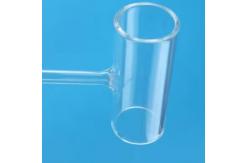 China Solar Energy Clear Quartz Glass Tee Tube High Temperature Resistance supplier
